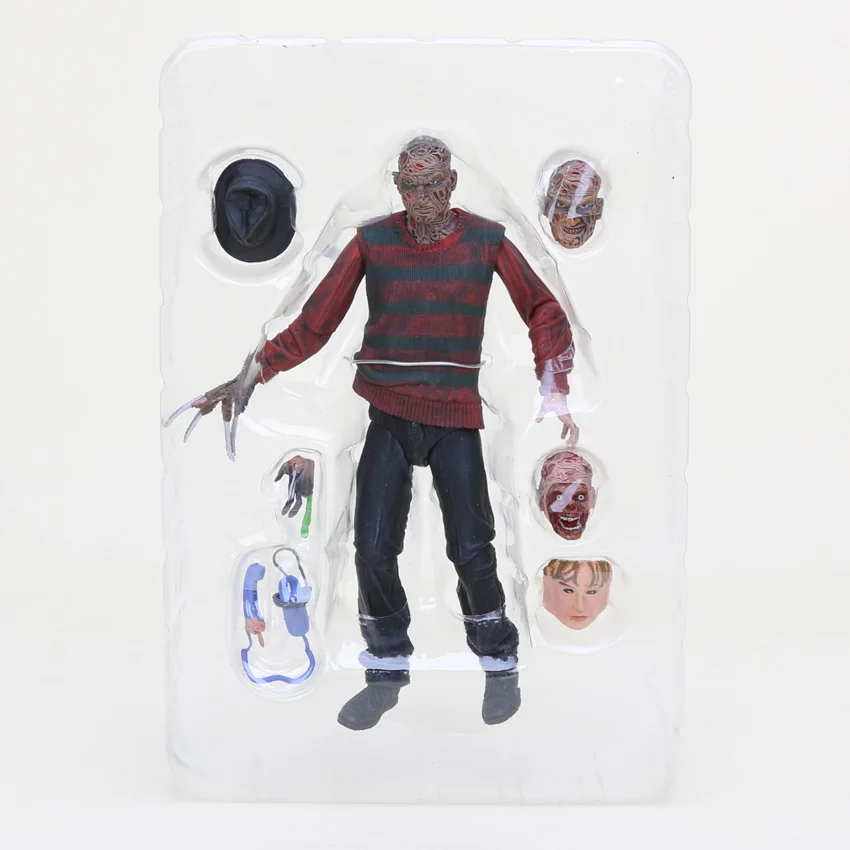 NECA &quotКошмар на улице Вязов&quot Freddy Krueger 30th ПВХ фигурка коллекционная игрушка 7 &quot17