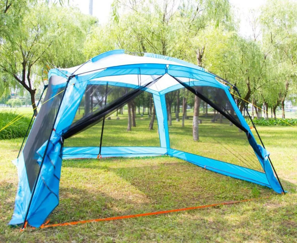 Уличная беседка для кемпинга на 8 10 человек тент барбекю портативный складной