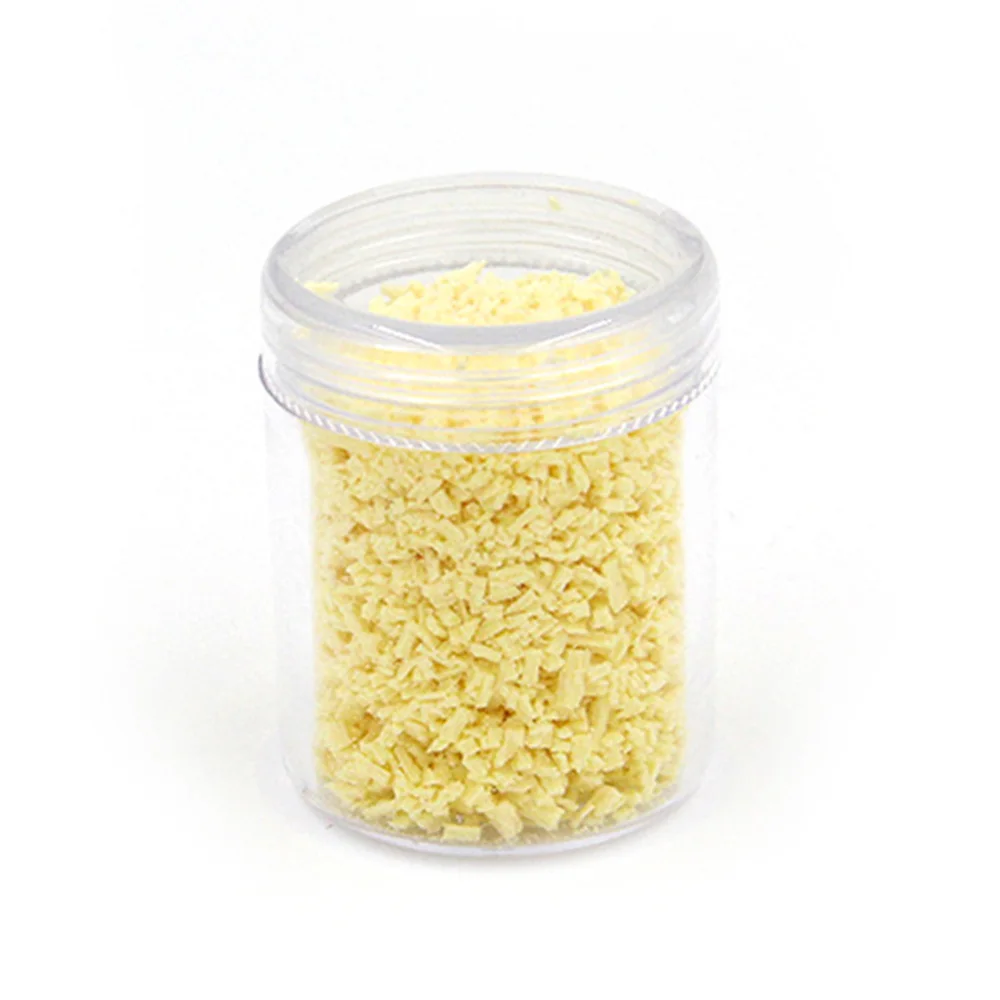 Light Yellow 20 г поддельные спринклеры для слизи наполнитель дополнение аксессуары глина DIY пушистый слизи поставки бусины торт Десерт Игрушка для песочницы комплект - Цвет: Light Yellow