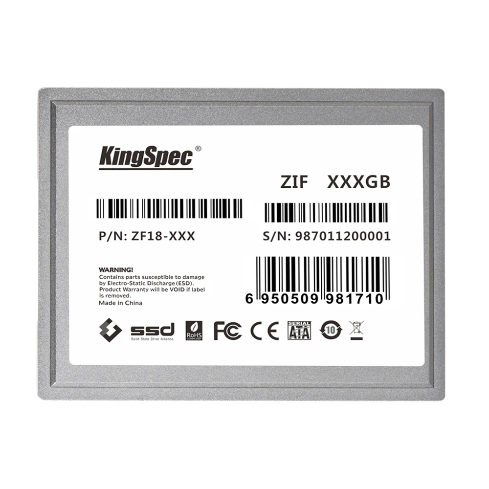 ZF18 128 ГБ Внутренний SSD 1.8 ''IDE 40pin ZIF Твердотельный Накопитель для HTC Shife X9500 OQO