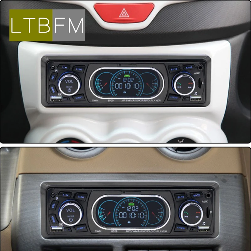 Автомагнитола LTBFM с двойным USB и Bluetooth 1 Din автомобильная магнитола Автомобильный