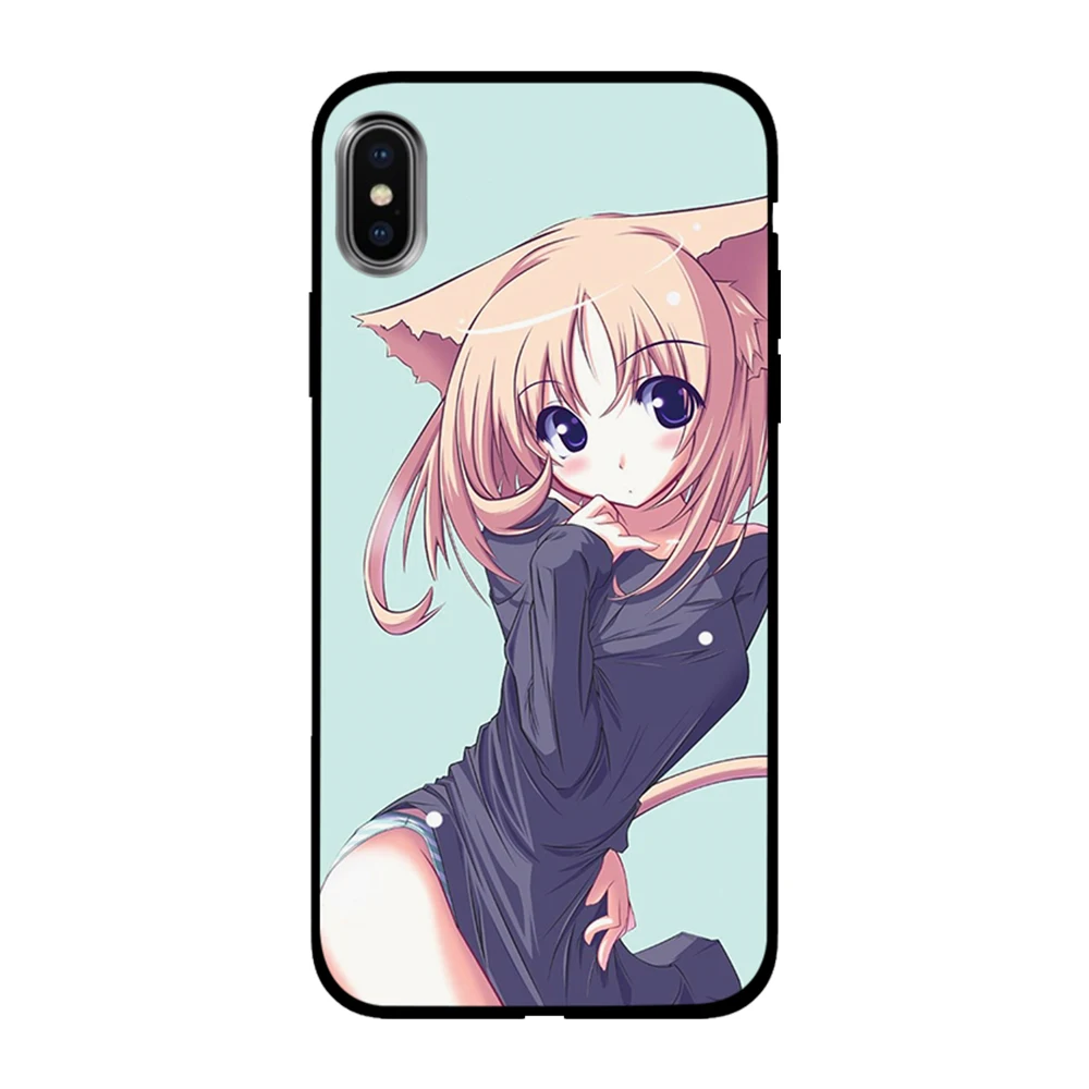Милый мягкий чехол из ТПУ для Apple iPhone 6 6S 7 8 Plus 5 5S SE X XS MAX XR|Чехлы-накладки| |