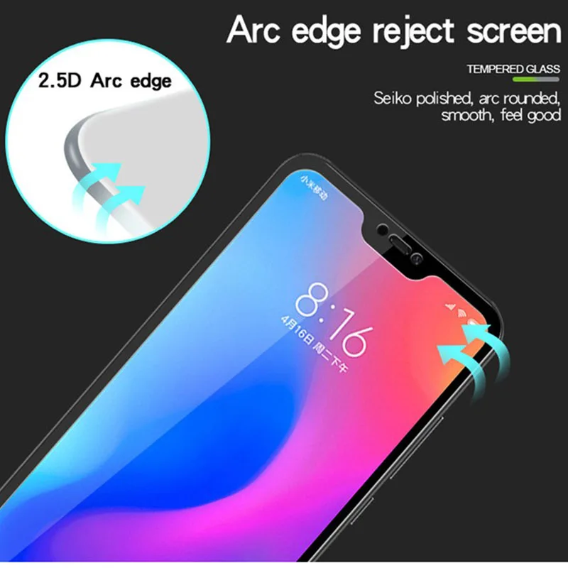 Capame Стекло для Xiaomi Redmi 6 Pro 6A 4A 5 плюс Экран протектор Защитная Закаленное на