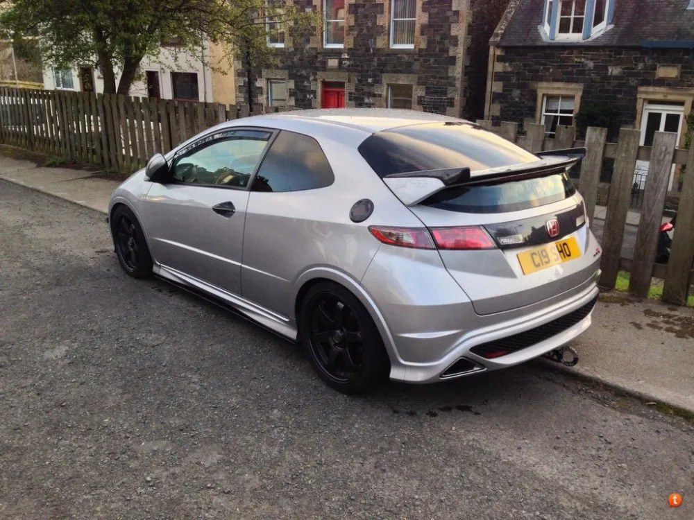 Подходит для HONDA FN2 Тип Rcarbon fiber Автомобильная дверная ручка|handles for doors|door handles carshandle