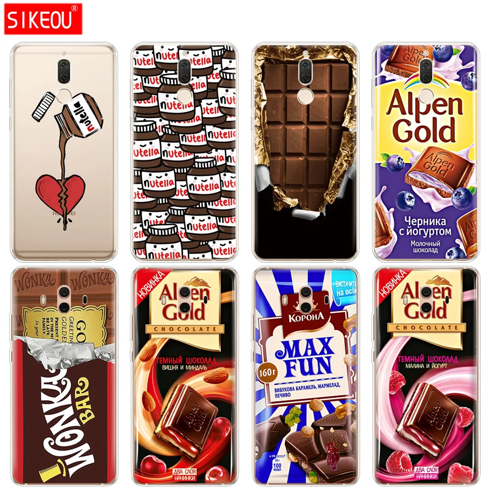 Силиконовый чехол для телефона Huawei mate 7 8 9 10 pro LITE alenka bar wonka chocolate|Бамперы| |