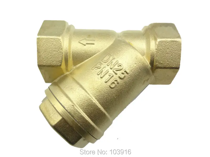 

Free Shipping Brass 1" DN25 Y Type Strainer Valve Connector Fitting
