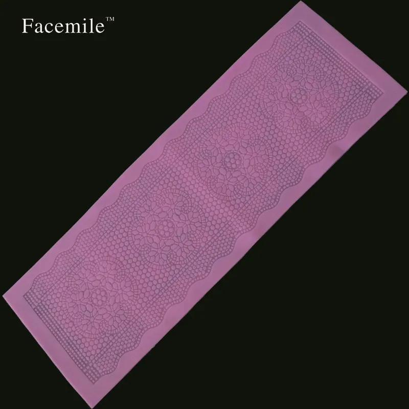 Высококачественная кружевная силиконовая кухонная форма для самостоятельной