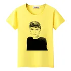 BGtomato, модная летняя уличная одежда, футболка Одри Хепберн, красивая женская рубашка, оригинальные топы, крутая Женская Готическая мода
