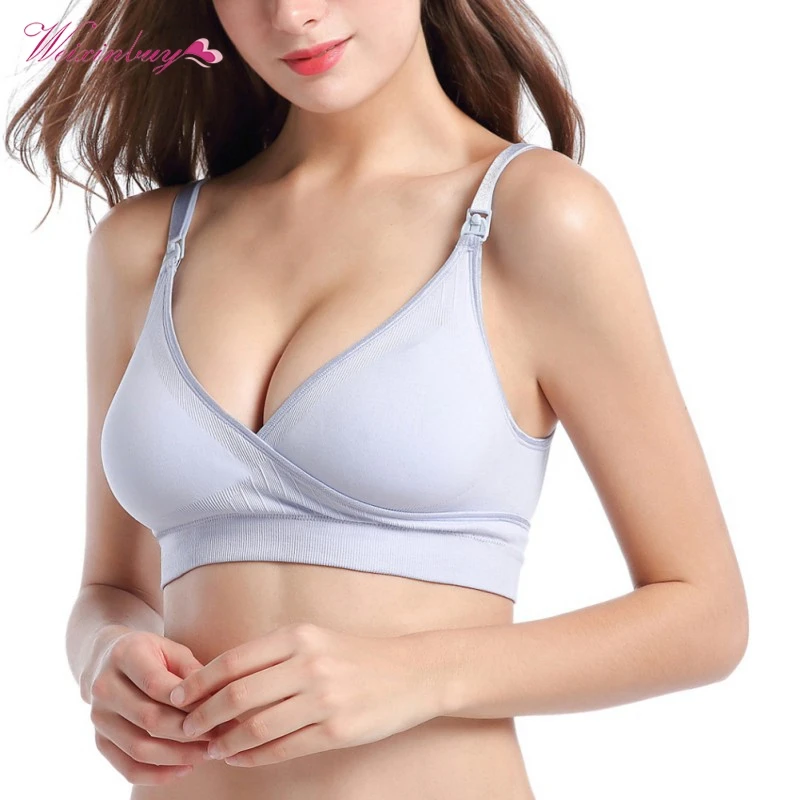 Женский Бюстгальтер для кормления без косточек, хлопковый поддерживающий бюстгальтер для беременных