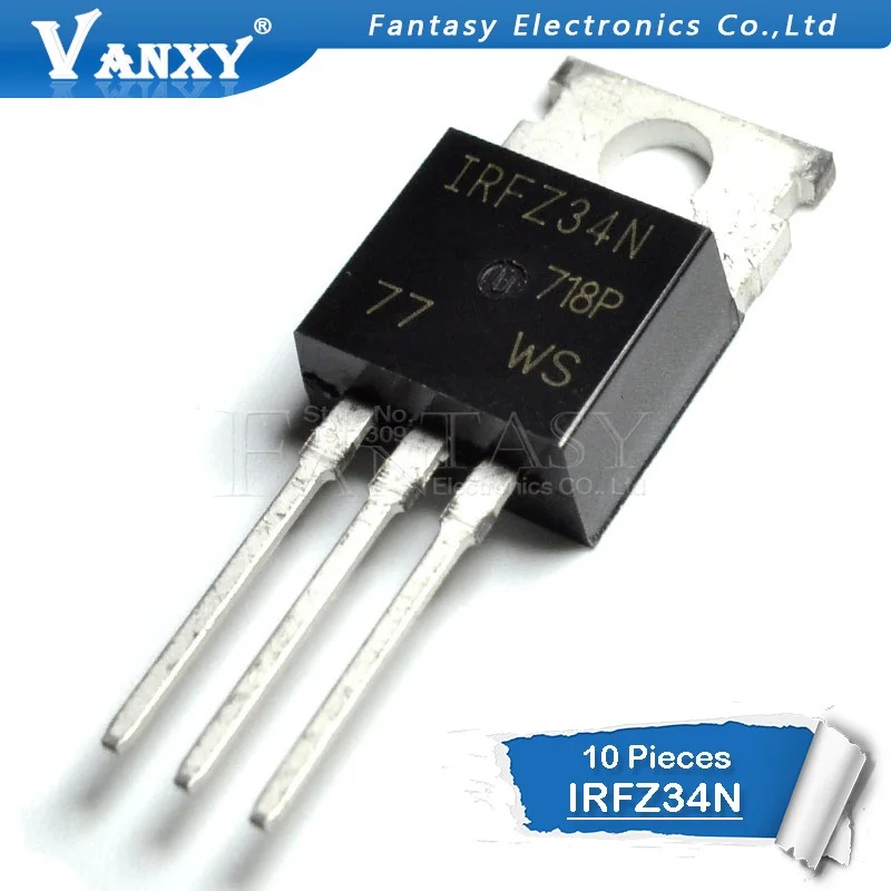 Новая и оригинальная интегральная схема IRFZ34N TO220 IRFZ34NPBF TO 220 IRFZ34 10 шт.|Интегральные