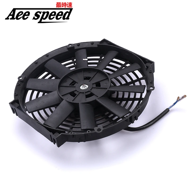 

Car Universal 12V 80W 10" Electric Fan straight Blades Radiator Cooling Fan For Radiator Oil Cooler