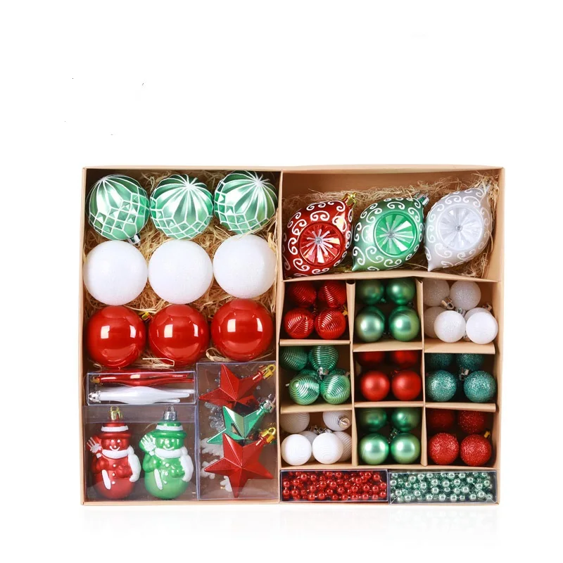 Adornos Navidad, натальные елочные шары, наборы, елочные украшения, елочные украшения, наборы - Цвет: Оливковый