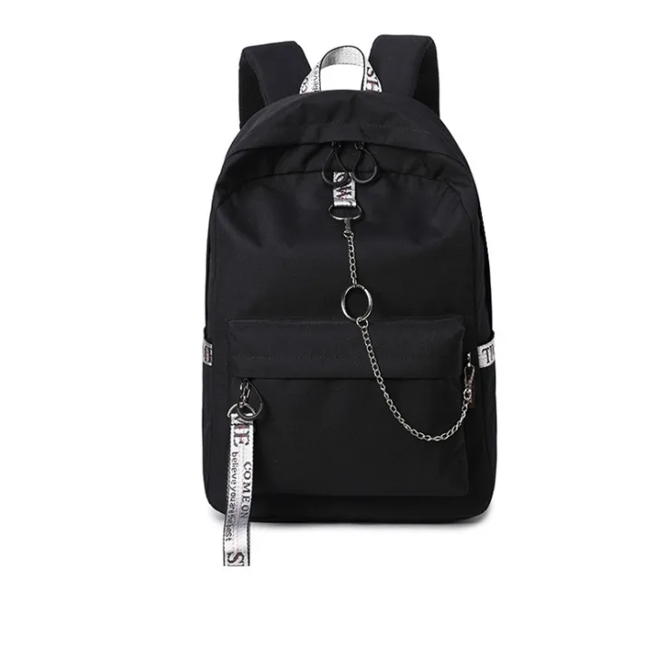 Новый многофункциональный рюкзак унисекс одноцветные школьные сумки дорожная