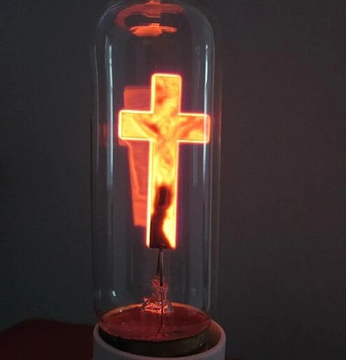 

B22 E27 3W Red Jesus Flame Light Bulb AC220-240V
