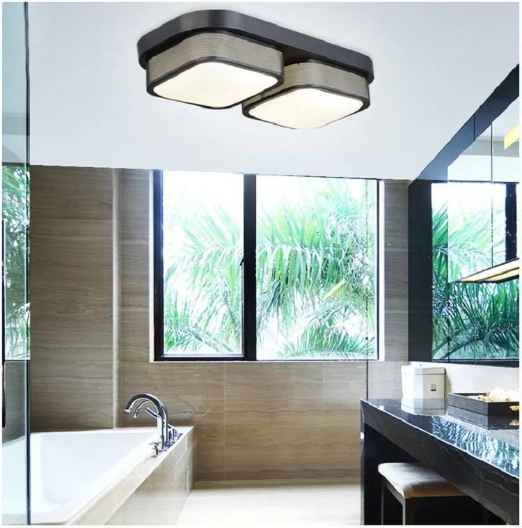 Длинный полый абажур светодиодный потолочный светильник для гостиной спальни