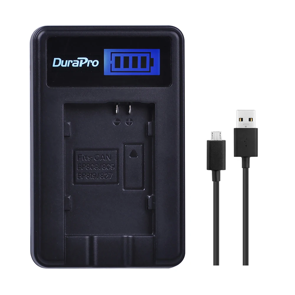 3 шт. Аккумулятор для камеры Canon BP 808 BP808 с ЖК дисплеем и USB зарядным устройством 827 809