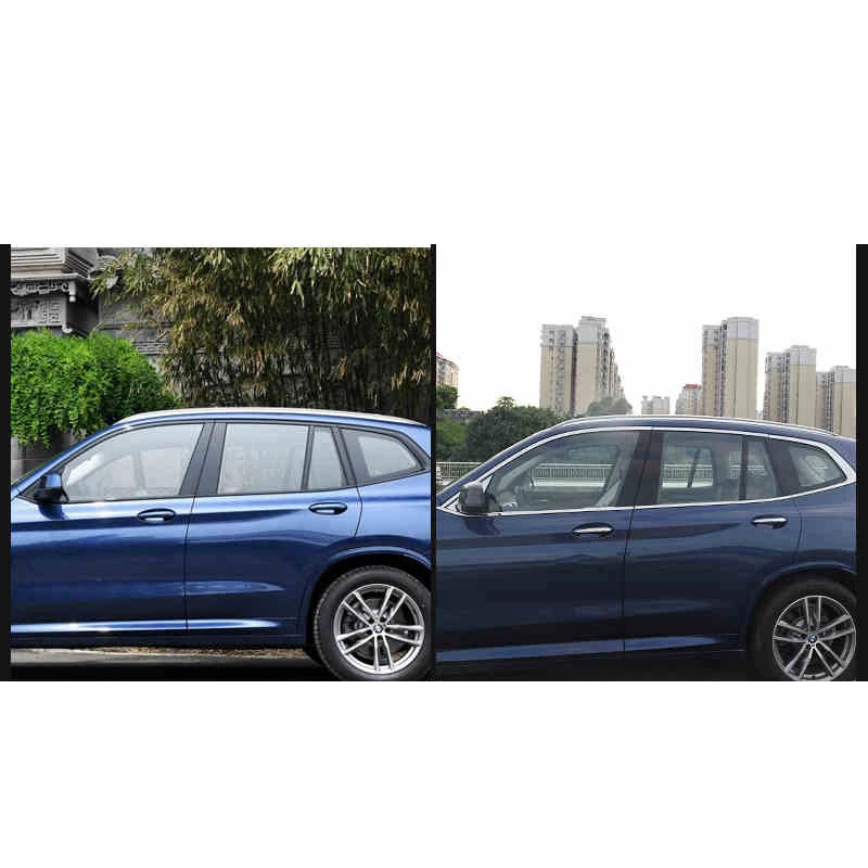 Lsrtw2017 нержавеющая сталь автомобильные окна для bmw x3 2018 2019 2020 g01 | Автомобили и