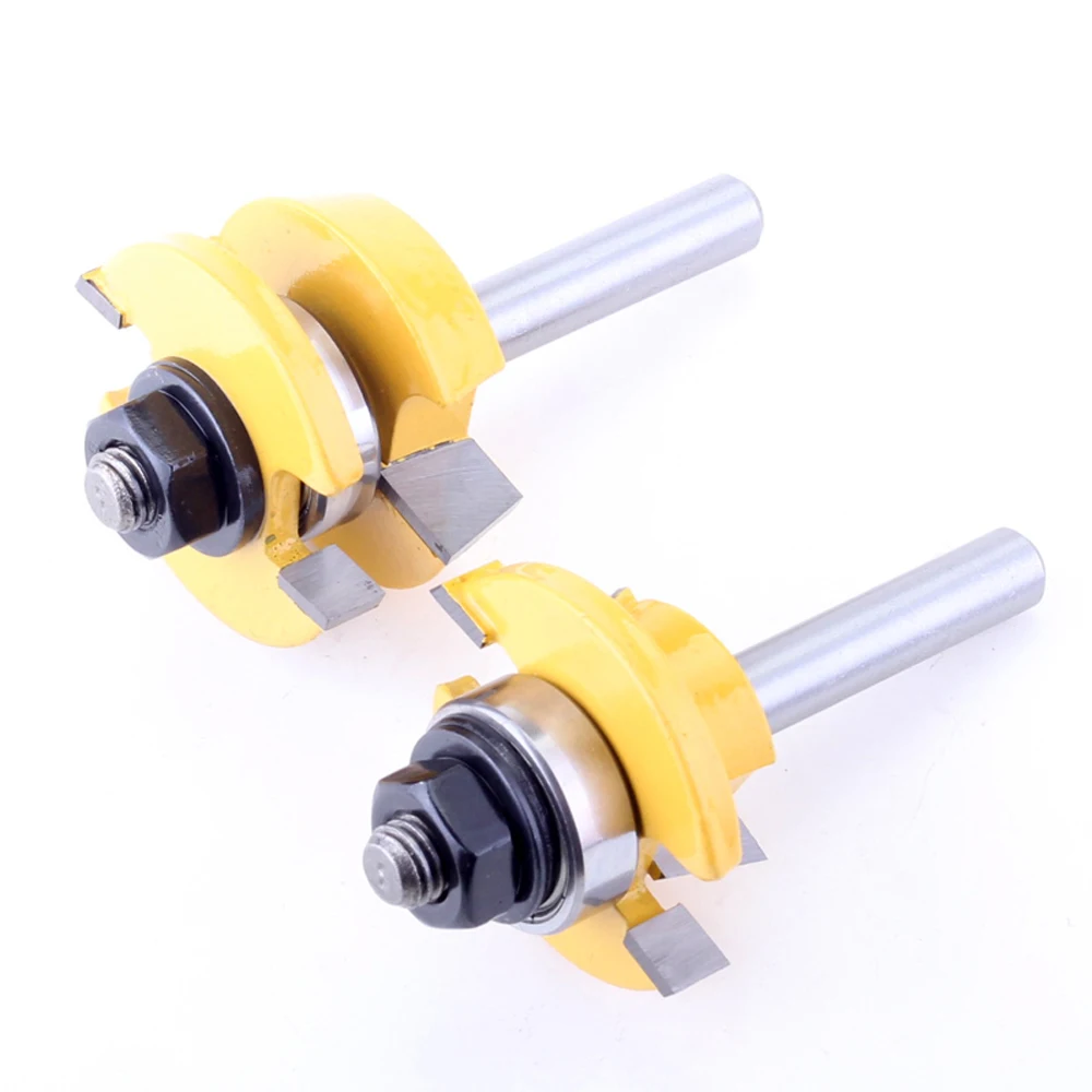 Набор концевых фрез комплект из 2 насадок 8 мм шейкер резак для деревообработки |