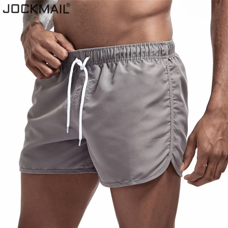 Бренд JOCKMAIL, новинка, мужские шорты, домашние штаны, гладкие Пляжные штаны, Тонкие штаны, шорты, 14 цветов, M-2XL, летние, праздничные, спортивные шорты
