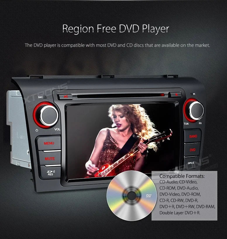 XTRONS 2 din Автомобильный dvd-плеер 7 дюймов HD сенсорный экран gps Navigaton рулевое колесо CANbus для Mazda 3 2004 2005 2006 2007 2008 2009