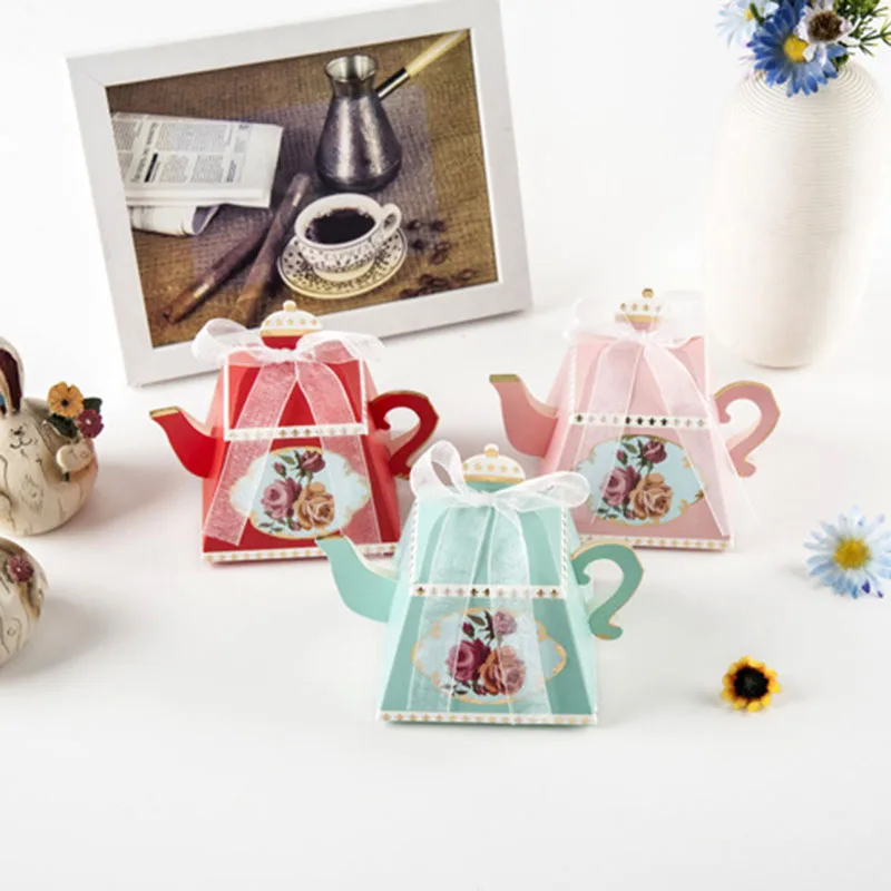 10 шт. коробки для конфет вечерние чайные свадебные подарки гостей свадебный душ
