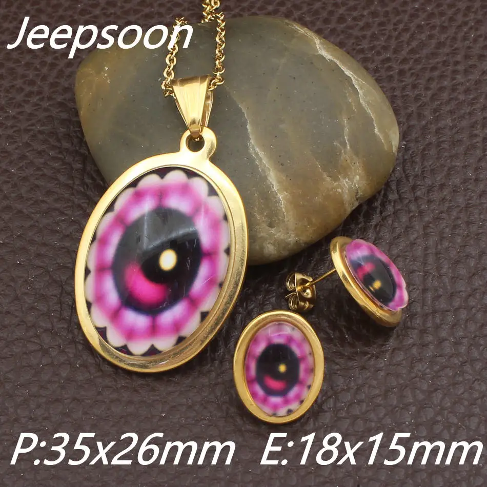 Newest Fashion Stainless Steel Jewelry pendant and earring sets For Women Wholesale SFX0022 |