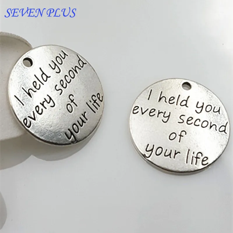 Высокое качество 10 шт./лот диаметр 23 мм я держал вас каждую секунду вашей жизни