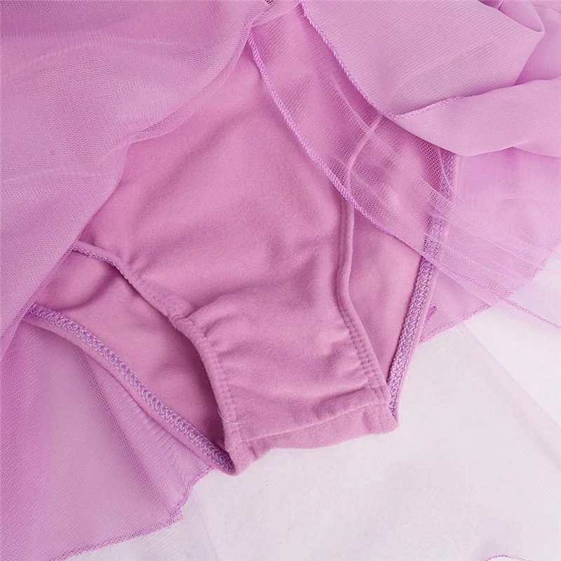 IEFiEL Юбка-пачка для девочек бальное платье танцев леопардовый костюм выступлений