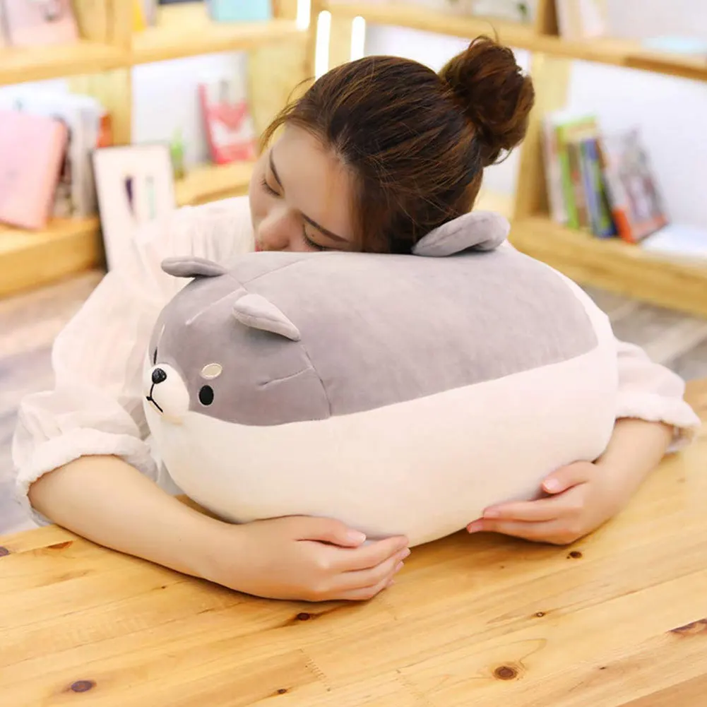 Mini Cute Fat Stuffed Dolls Girls toys Puppy Shiba Inu Throw Pillow Cushion Soft Plush Doll Toys for children Birthday gift | Игрушки и