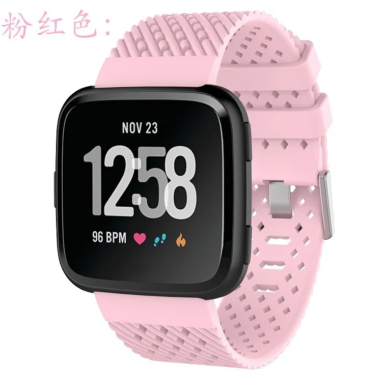 Ремешок для Fitbit Versa Band женский сменный мягкий силиконовый водонепроницаемый браслет на запястье ремешок для Fitbit Versa Lite Band