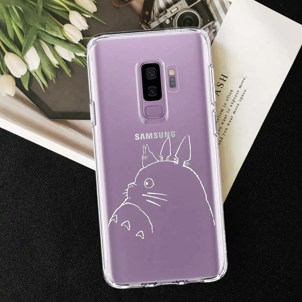 tpu A800 Милый чехол для телефона с персонажем аниме Kaonashi Spirited Away Ghibli для samsung S10 S9 S8 Plus s7 s6 edge a6 a5 TPU силиконовый чехол - Цвет: tpu A800