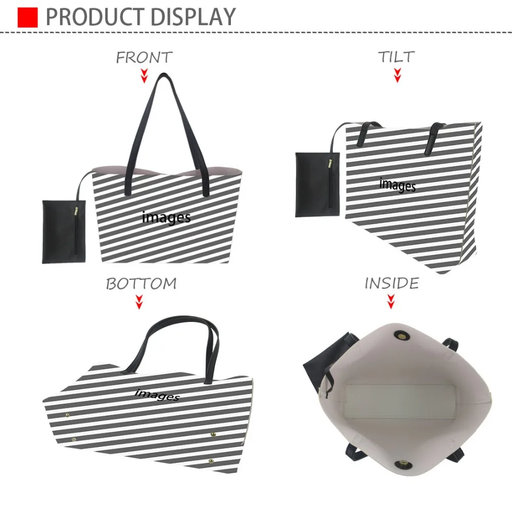 

Customized Image Women PU Leather Bags