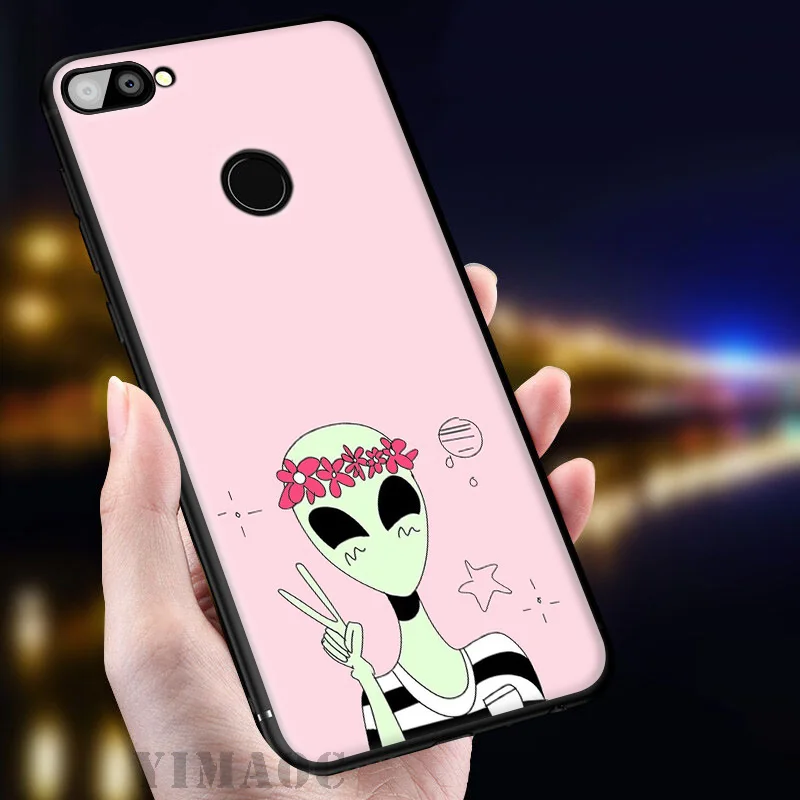 YIMAOC чужой считаем НЛО мягкий чехол для huawei Honor вид 20 10 8X8 8C 6A 7A 7X 7C Lite рro Y9 Y7 Y6 Prime 2018