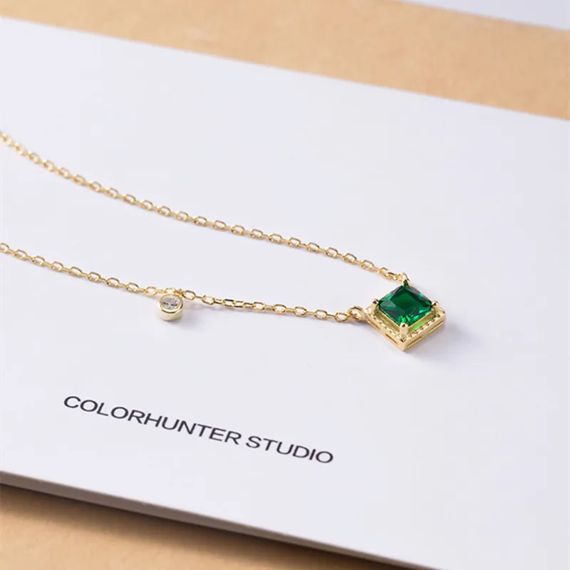 Женские ожерелья-Чокеры с изумрудами и звездами мини-размер из 100% настоящего