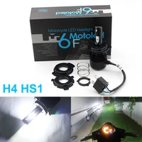 h4 hs1 motorcycle headlights led hilo beam high quailty chips 36w 4000lm m6f motorcycles front headlamp driving light