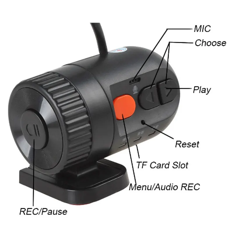Автомобильный видеорегистратор мини скрытый автомобильный рекордер экран