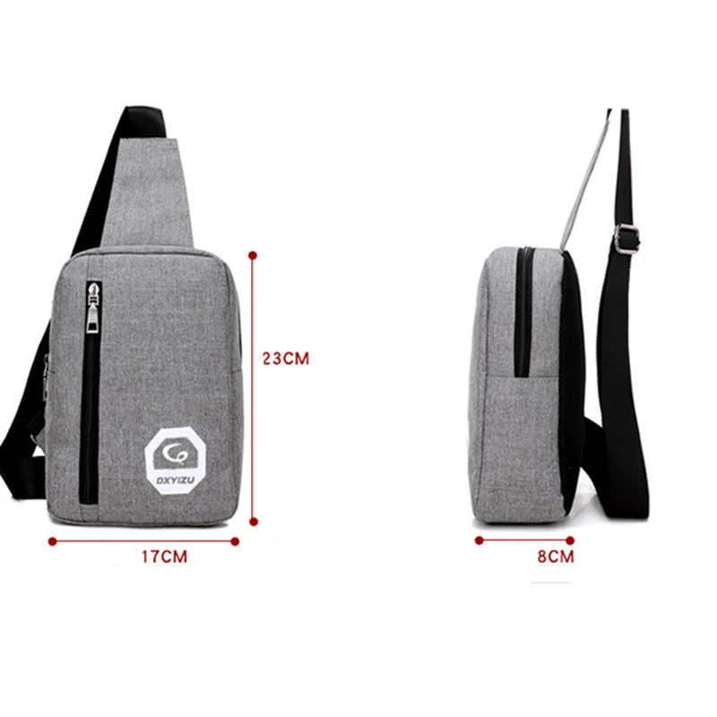 

Luxury Fashion Design Chest Bag For Men Oxford Fabric Simple Flap Crossbody Pack 2018 New Breathable Mesh Back Soft Shoulder Bag