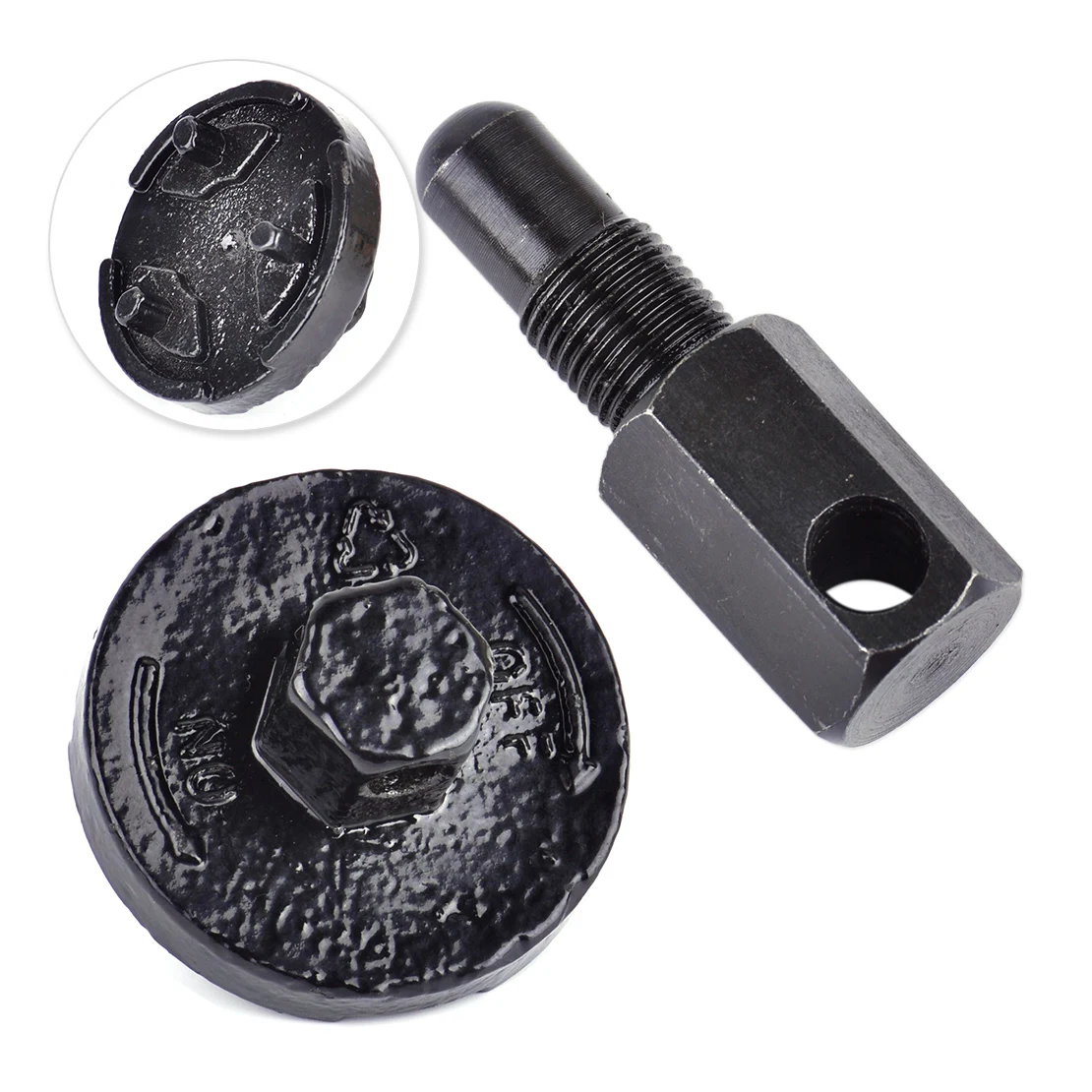 

LETAOSK New New Piston Stop Clutch Flywheel Removal Tool Flywheel 2 Cycle 14mm Chainsaw Accessories