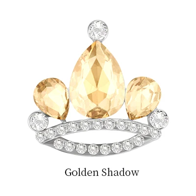 Golden Shadow Стразы из блестящего сплава с кристаллами в форме короны, стразы для шитья, аксессуары для одежды для украшения, сделай сам для одежды, тканевые наклейки - Цвет: Golden Shadow