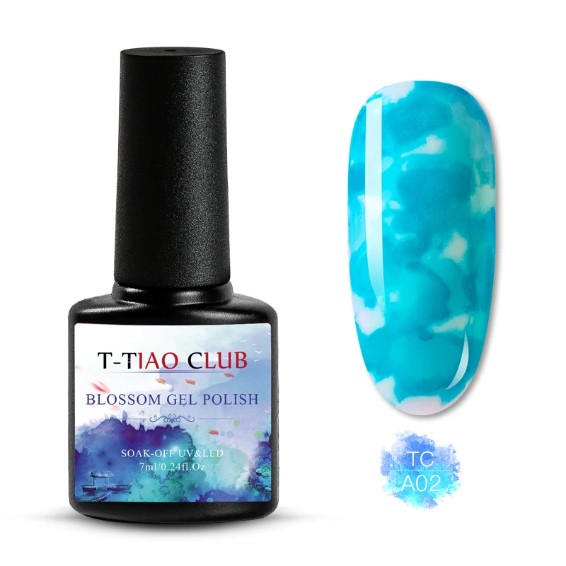 MZ116 T-TIAO CLUB floming лак для ногтей 7 мл градиентные акварельные чернила красная фиолетовая для украшения ногтей лак для маникюра DIY Дизайн украшения - Цвет: MZ116