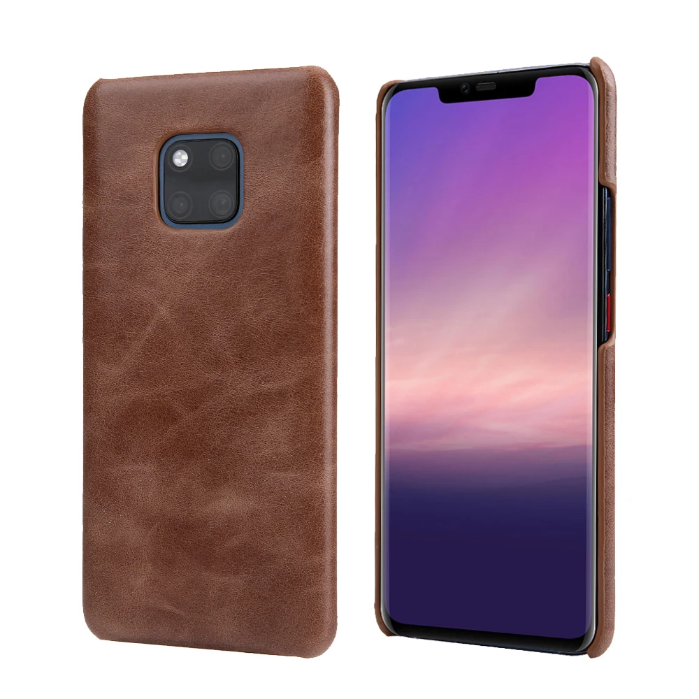 Genuine Leather Vintage Pattern Back Cover for Huawei P10 P20 plus Mate 9 10 20 mate pro RS Porsche Version | Мобильные телефоны и