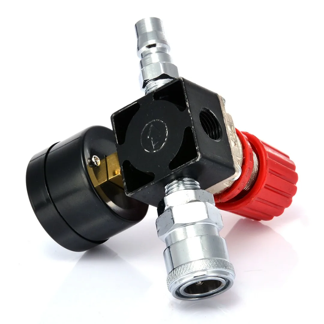 1 шт. 180PSI 12 Бар Регулятор давления переключатель контрольный клапан с манометром