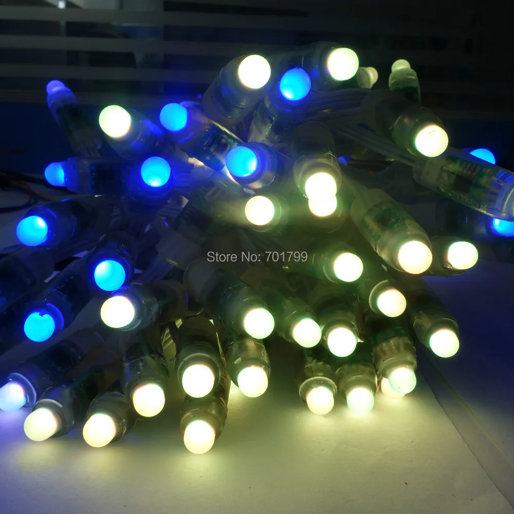 100 шт. 12 В постоянного тока адресуемый светодиодный умный пиксельный узел WS2811 мм