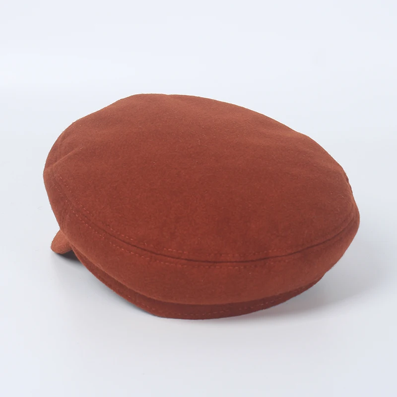 ROSELUOSI Женская осенне зимняя военная шапка Повседневная однотонная Шерстяная