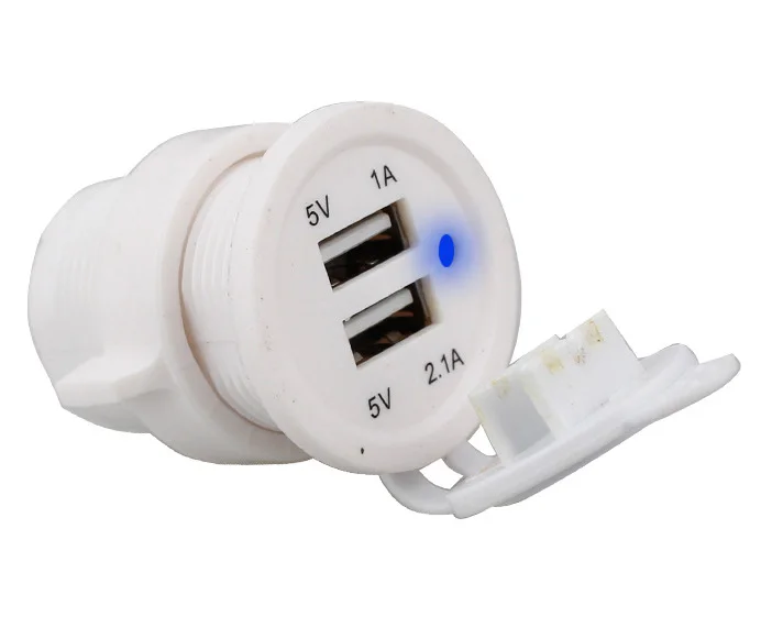 Универсальный автомобильный мотоцикл Водонепроницаемый 2 порта двойное USB
