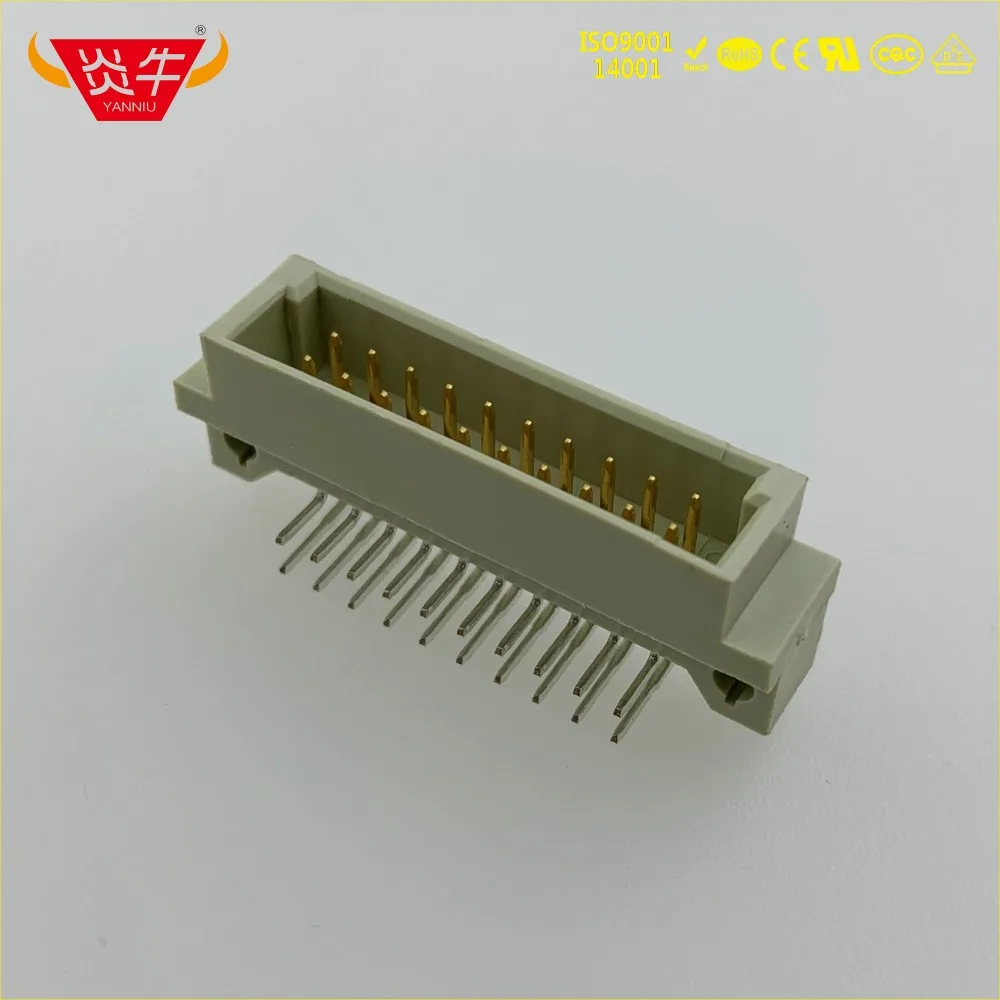 50 шт. 220 DIN41612 DIN разъем 710 1100 2120 R 2*10P 20PIN мужской правый Угловые булавки Европейский