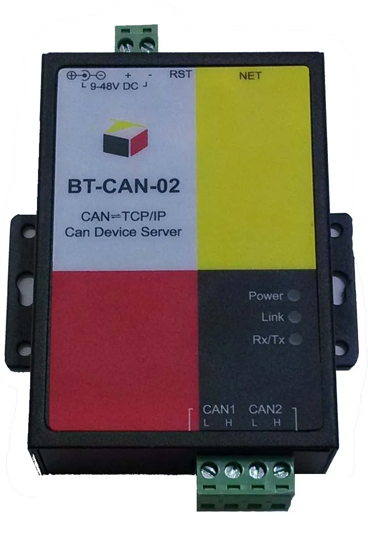 2 канала CAN Bus к Ethernet TCP/IP UDP сервер/клиент последовательного устройства сервер |