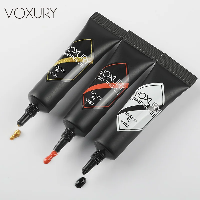VOXURY лак для ногтей штампованный гель маникюра и дизайна краска украшения