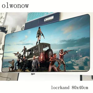 Коврик для мыши pubg 80x40 см, модные коврики для мыши, лучший игровой коврик для мыши, большой персонализированный коврик для мыши для геймеров, клавиатуры, ПК