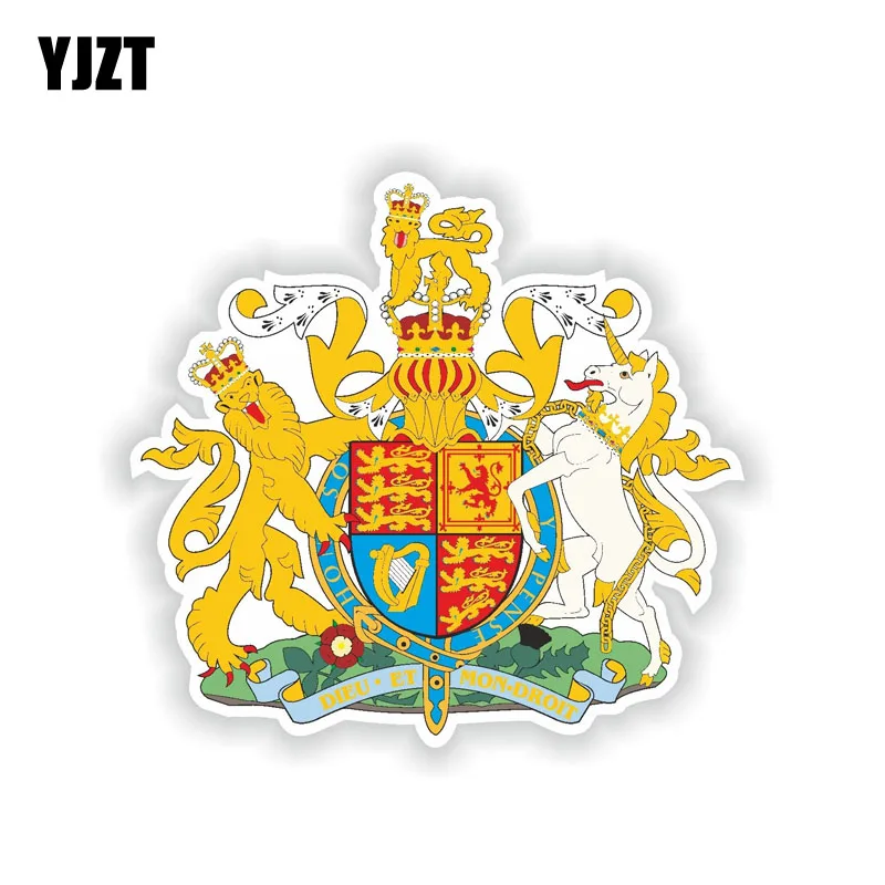 YJZT 13 2 см * 12 5 мотоцикл Соединенное Королевство Герб шлем аксессуары наклейка